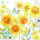 Servietten Lunch Classic Daffodils Narzissen 33 x 33 cm 20 Servietten
