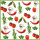 Servietten Lunch – Napkin Lunch – Format: 33 x 33 cm – 3-lagig – 20 Servietten pro Packung - Italian Vegetables – Italienisches Gemüse - Ambiente