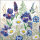 Servietten Lunch – Napkin Lunch – Format: 33 x 33 cm – 3-lagig – 20 Servietten pro Packung - Mixed Meadow Flowers – Wildblumen - Ambiente