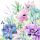 A Servietten Lunch Blumenstrauß pastel Succulent Love 33x33cm 20 Servietten