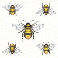 Servietten Lunch Flying Bees Bienen 33 x 33 cm 20...
