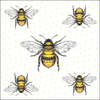 Servietten Lunch Flying Bees Bienen 33 x 33 cm 20...
