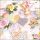 Hochzeit Servietten Lunch Napkin Lunch Format: 33 x 33 cm 3-lagig 20 Servietten Wedding Bells Rose Hochzeitsglocken