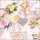 Hochzeit Servietten Lunch Napkin Lunch Format: 33 x 33 cm 3-lagig 20 Servietten Wedding Bells Rose Hochzeitsglocken