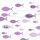 Kommunion Servietten Lunch Napkin Lunch Format: 33 x 33 cm 3-lagig 20 Servietten Communion Fishes Bordeaux Fische Bordeaux