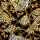 Servietten Lunch Napkin 33 x 33 cm 3-lagig 20 Servietten Golden Pattern Black