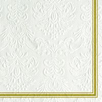 Servietten Lunch 33 x 33 cm 3-lagig mit Prägung 15...