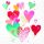 Servietten Lunch 33 x 33 cm 3-lagig 20 Servietten With Love White Mit Liebe weiss