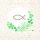 Servietten Lunch 33 x 33 cm 3-lagig 20 Servietten Communion Branch White Kommunion Ast FISCH