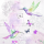 A Servietten Lunch Pale Hummingbirds Kolibri 33 x 33 cm 20 Servietten
