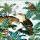 A Servietten Lunch Napkin Lunch Format: 33 x 33 cm 3-lagig 20 Servietten Tropical Animals tropische Tiere
