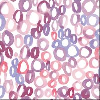 Servietten Lunch Circles Rose Muster Kreise rosa 33x33cm...
