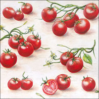 Servietten Lunch Tomaten – 33x33 cm 3-lagig 20...