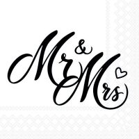 Hochzeit Servietten Lunch Napkin Lunch Format: 33 x 33 cm...