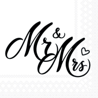Hochzeit Servietten Lunch Napkin Lunch Format: 33 x 33 cm...