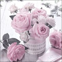Servietten Lunch 33 x 33 cm 20 Servietten Music Roses...