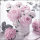 Servietten Lunch – Napkin Lunch – Format: 33 x 33 cm – 3-lagig – 20 Servietten pro Packung - Music Roses Vintage – Rosen Musik Vintage