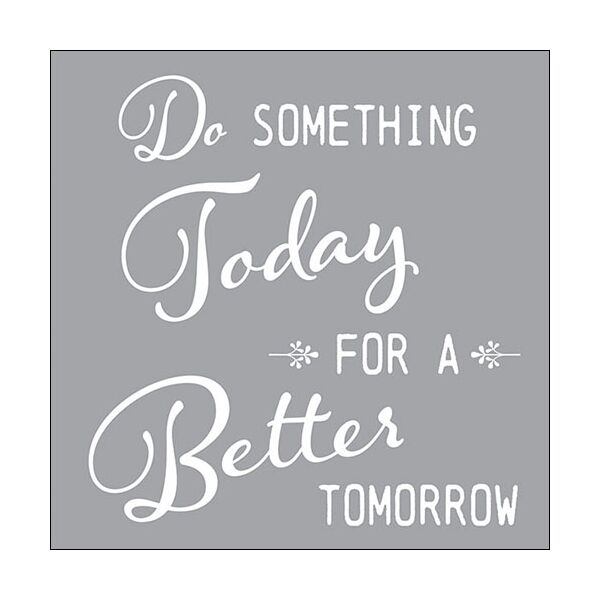 Servietten Lunch Do somehing today for a better tomorrow 33x33cm 20 Servietten