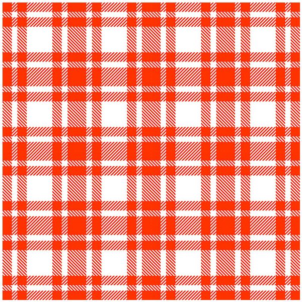 Servietten Lunch orange/rot karriert Checkered Pattern Orange
