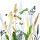 Servietten Format: 33 x 33 cm 3-lagig 20 Servietten Ornamental Flowers White Blumen