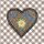 Servietten Lunch 33x33 cm 3-lagig 20 Servietten Edelweiss Heart Brown Edelweiss Herz braun