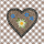 Servietten Lunch 33x33 cm 3-lagig 20 Servietten Edelweiss Heart Brown Edelweiss Herz braun