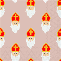 Nikolaus Servietten Format: 33 x 33 cm 3-lagig 20...