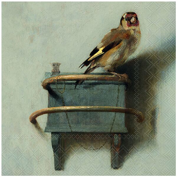 Servietten Format: 33 x 33 cm 3-lagig 20 Servietten The Goldfinch Goldkelchen