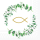 Kommunion Servietten 33 x 33 cm 3-lagig 20 Servietten Communion Branches White Äste weiss