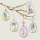 A Servietten Lunch Napkin Lunch Format: 33 x 33 cm 3-lagig 20 Servietten Glass Eggs Grey Glass Eier grau