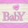 Geburt Servietten 33 x 33 cm 3-lagig 20 Servietten Baby Love Girl Baby Liebe Mädchen
