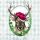 Servietten Lunch 33 x 33 cm 3-lagig 20 Servietten Deer In Frame Hirsch in Rahmen