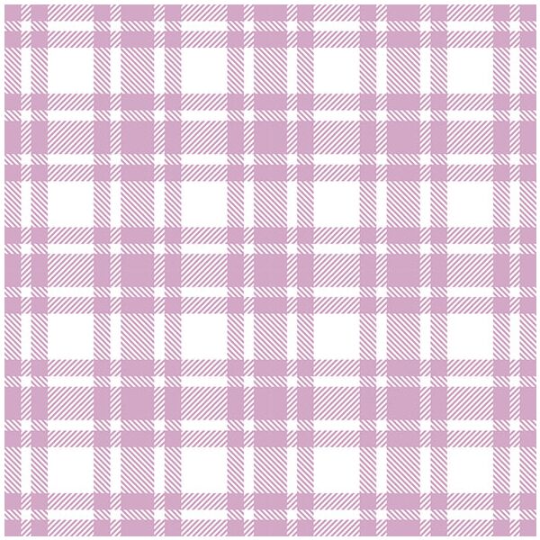 A Servietten Lunch 33 x 33 cm 3-lagig 20 Servietten Checkered Pattern Pastel Rose Kariert pastell Rose