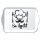 A Tray Melamine Tablett 13 x 21 cm Chef White Guten Appetit weiss