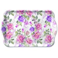 A Tray Melamine Tablett 13 x 21 cm Josephine Blumen