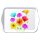 Tray Melamine – Tablett – 13 x 21 cm - Colourful Summer Flowers – bunte Sommerblumen