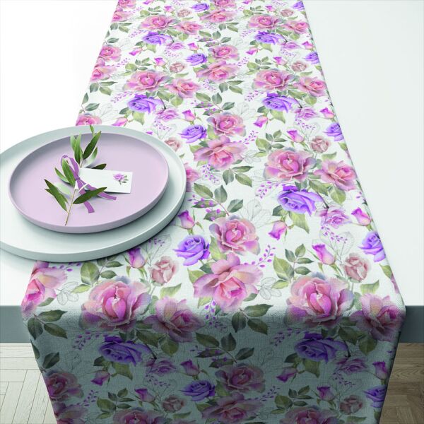 A Tischläufer Format: 40 x 150 cm 1 Tischläufer pro Packung Josephine Blumen