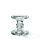 stehender Kerzenhalter gross Standing Candle Holder big glass Format Ø 11 cm x 11 cm 1 Halter pro Packung Grey grau