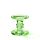 stehender Kerzenhalter gross Standing Candle Holder big glass Format Ø 11 cm x 11 cm 1 Halter pro Packung Green grün