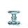 A stehender Kerzenhalter gross Standing Candle Holder big glass Format Ø 11 cm x 11 cm 1 Halter pro Packung Blue blau