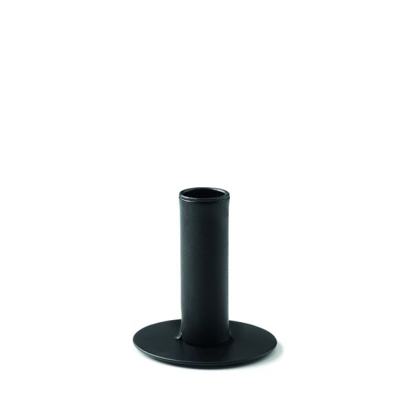 Kerzenhalter Eisen Candle Holder iron Ø 7,5 cm x 8 cm Black schwarz