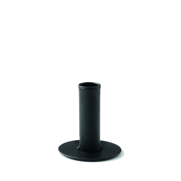 Kerzenhalter Eisen Candle Holder iron Ø 7,5 cm x 8 cm Black schwarz