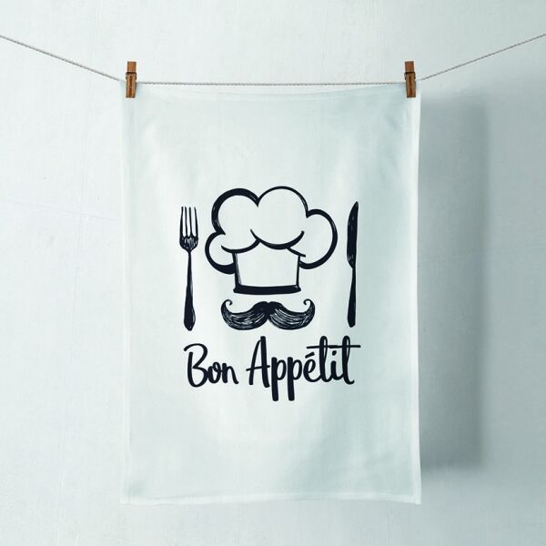 Geschirrtuch Kitchen towel Format: 50 cm x 70 cm 1 Geschirrtuch pro Packung Chef White