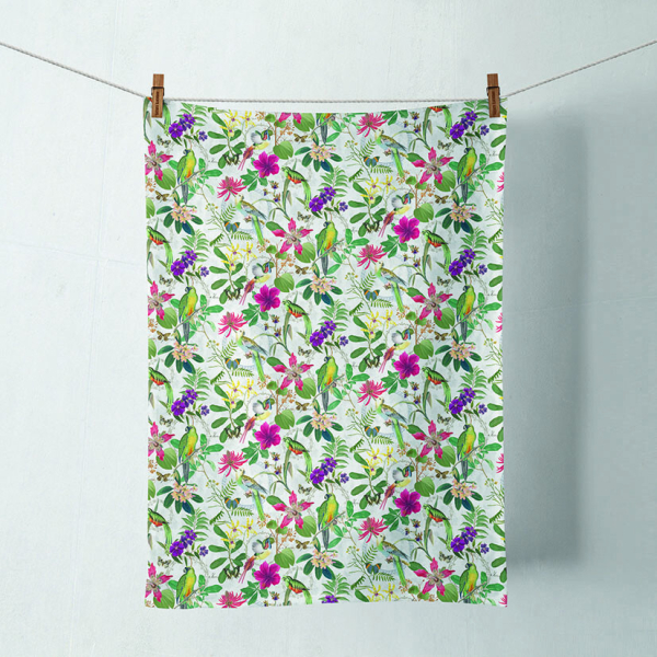 Winkler Geschirrtuch Jani 50x70 Cm – Aus 100% Baumwolle, Farbe Umbra, Minimalistisches Design, Für Küche & Haushalt