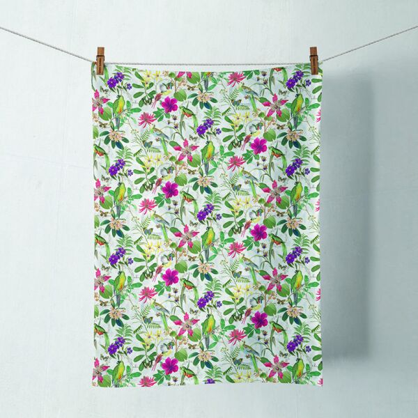 Geschirrtuch Kitchen towel Format: 50 cm x 70 cm 1 Geschirrtuch pro Packung Tropical Jungle tropischer Dschungel