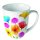 A - Mug 0.4 L Colourful Summer Flowers - Ambiente Becher - Fine Bone China - Höhe: 10,5 cm - Durchmesser 10 cm