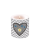 Kerze klein Candle small Format: Ø 7,5 cm x 9 cm 1 Kerze pro Packung Edelweiss Heart Grey Edelweiss Herz grau