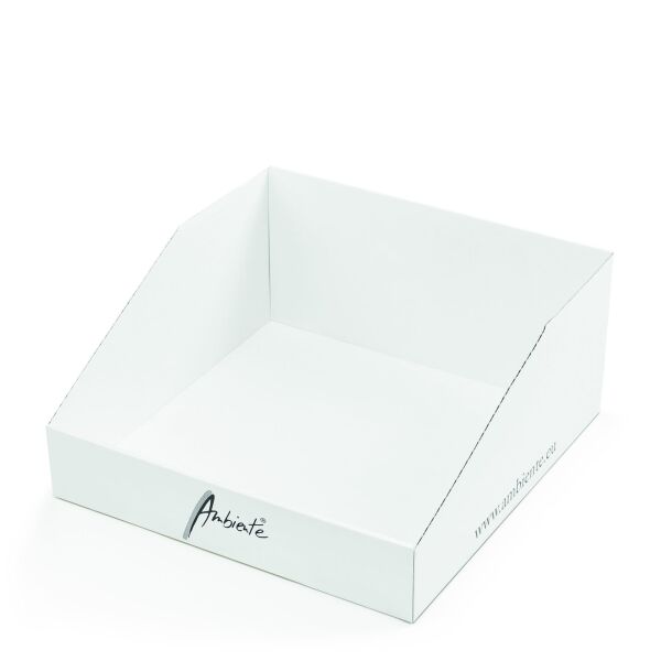 Tresen Display Servietten gross Counterdisplay Lunch napkins Format: 35 x 34,5 x 16 cm 24 Pakete pro Display ohne Inhalt