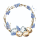 Ostern Cocktail Servietten 25 x 25 cm 3-lagig 20 Servietten Muscari Wreath Osterkranz
