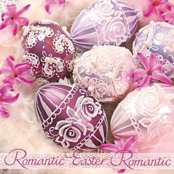 Ostern Servietten Lunch Napkin Lunch Format: 33 x 33 cm 3-lagig 20 Servietten Romantic Easter FSC Mix romantisches Ostern